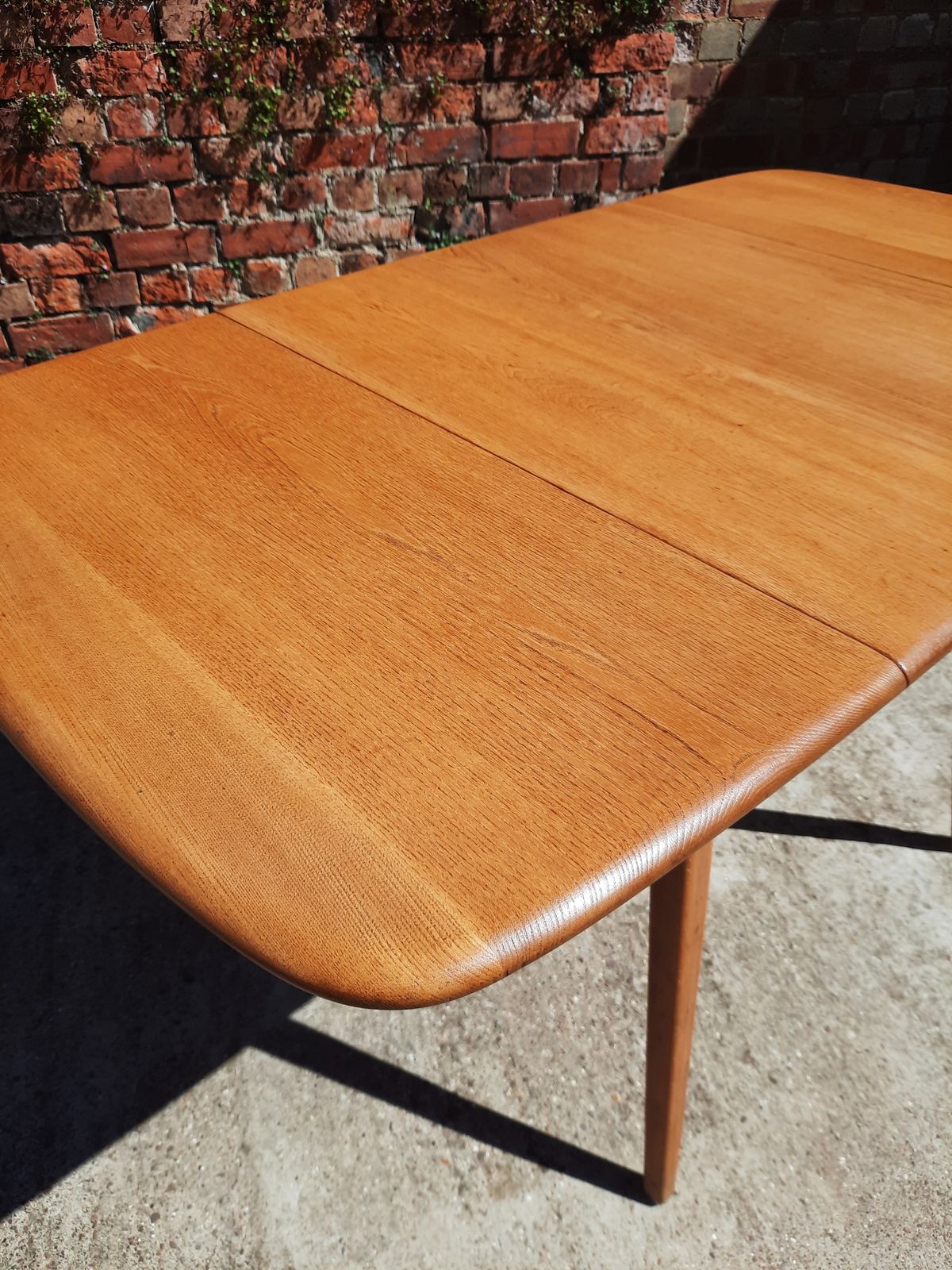 photo for sale 1950s Ercol Blonde Dropleaf Dining Table \ Fully Refurbished