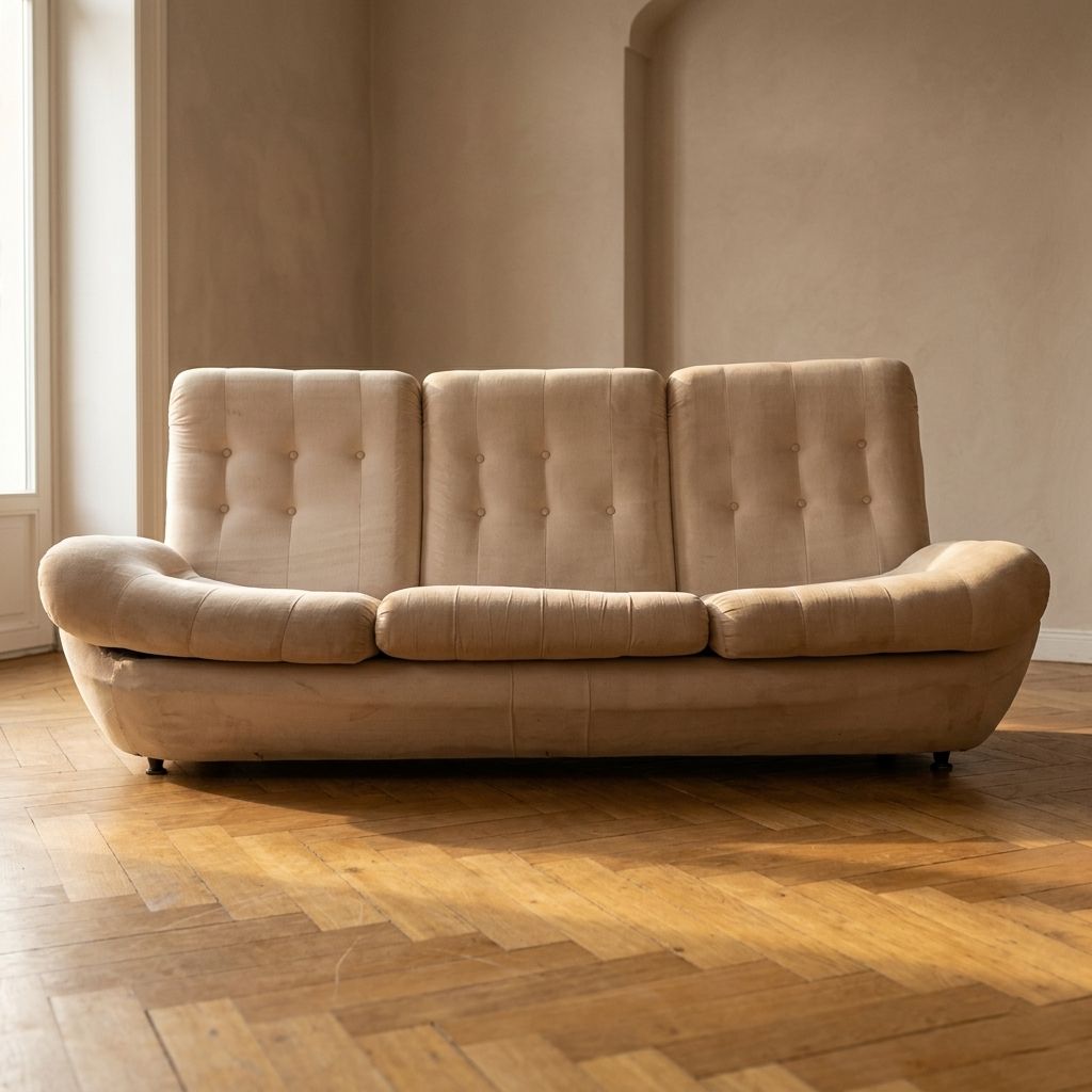 Atlantis Zitset Space Age Beklede Bank & Loungestoel Van Jitona, Ca. Jaren 1970, Tsjecho Slowakije photo furniture