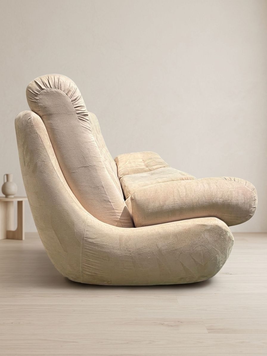 Atlantis Zitset Space Age Beklede Bank & Loungestoel Van Jitona, Ca. Jaren 1970, Tsjecho Slowakije photo buy