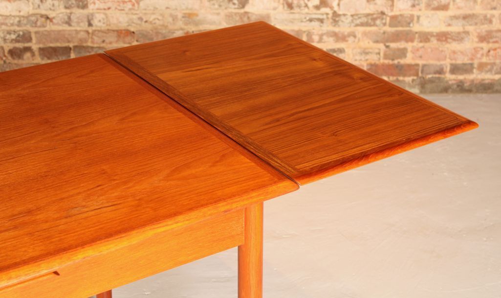 Midcentury Danish Extending Teak Dining Table C.1970 photo buy