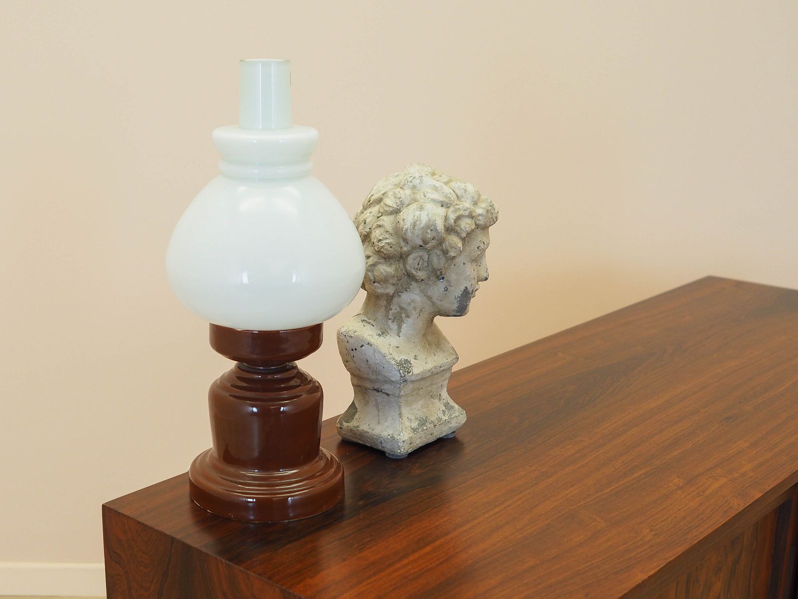 Keramische lamp, Pools design, 1977, geproduceerd door Dzpe Polam Mysłakowice photo furniture