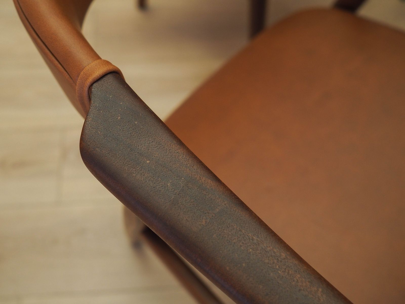 photo furniture Set van zes teakhouten stoelen, Deens design, jaren 1970, gemaakt in Denemarken