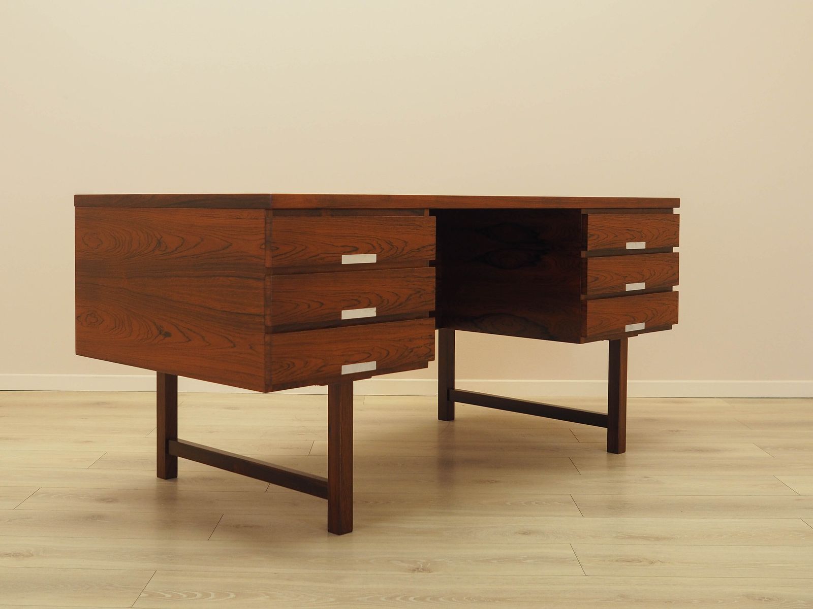 Rozenhout Bureau, Deens Design, Jaren 1970, Fabrikant: Eigil Petersens Møbelfabrik photo vintage
