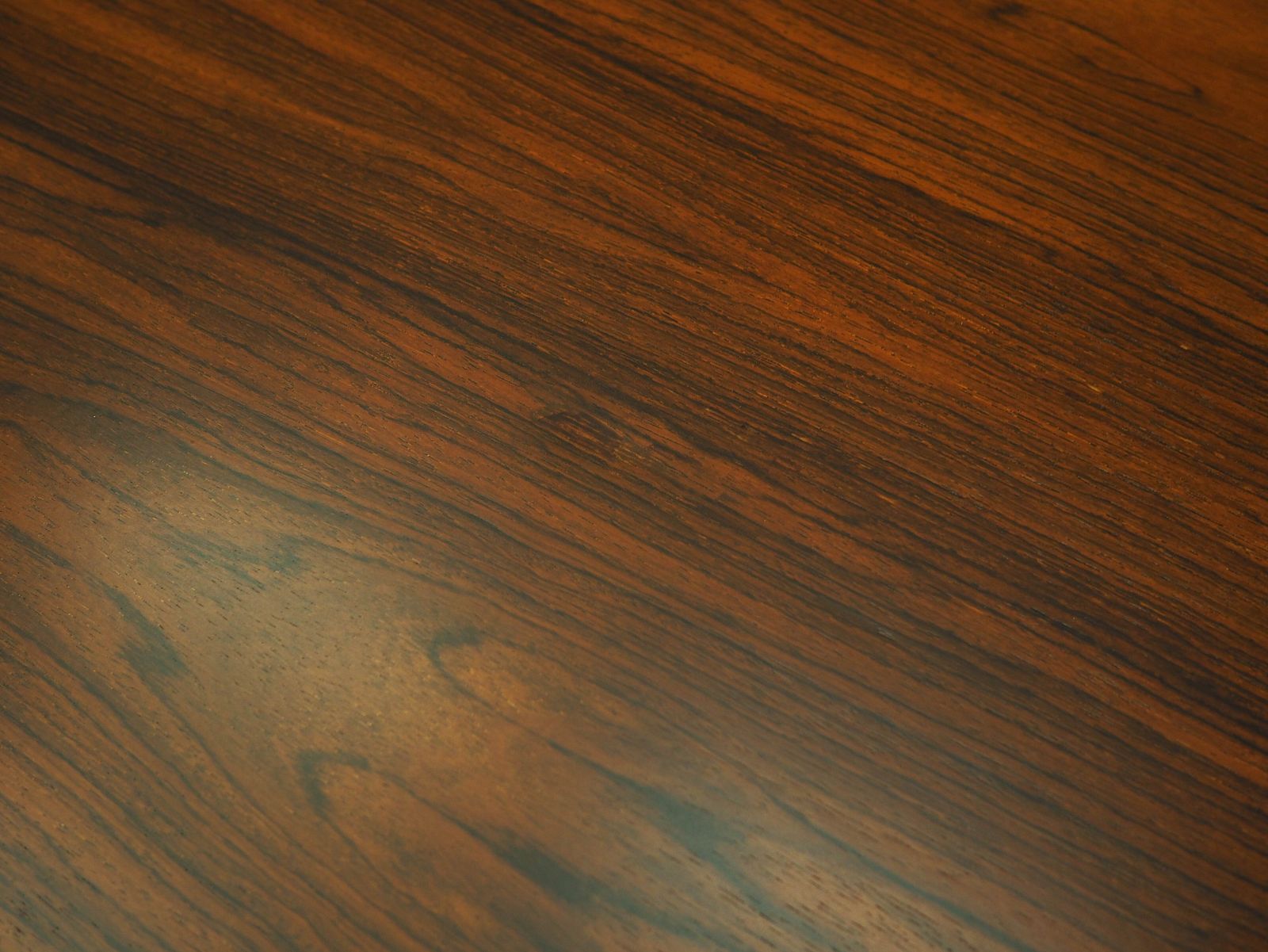 Round Rosewood Coffee Table, Danish Design, 1970s, Made In Denmark photo vintage
