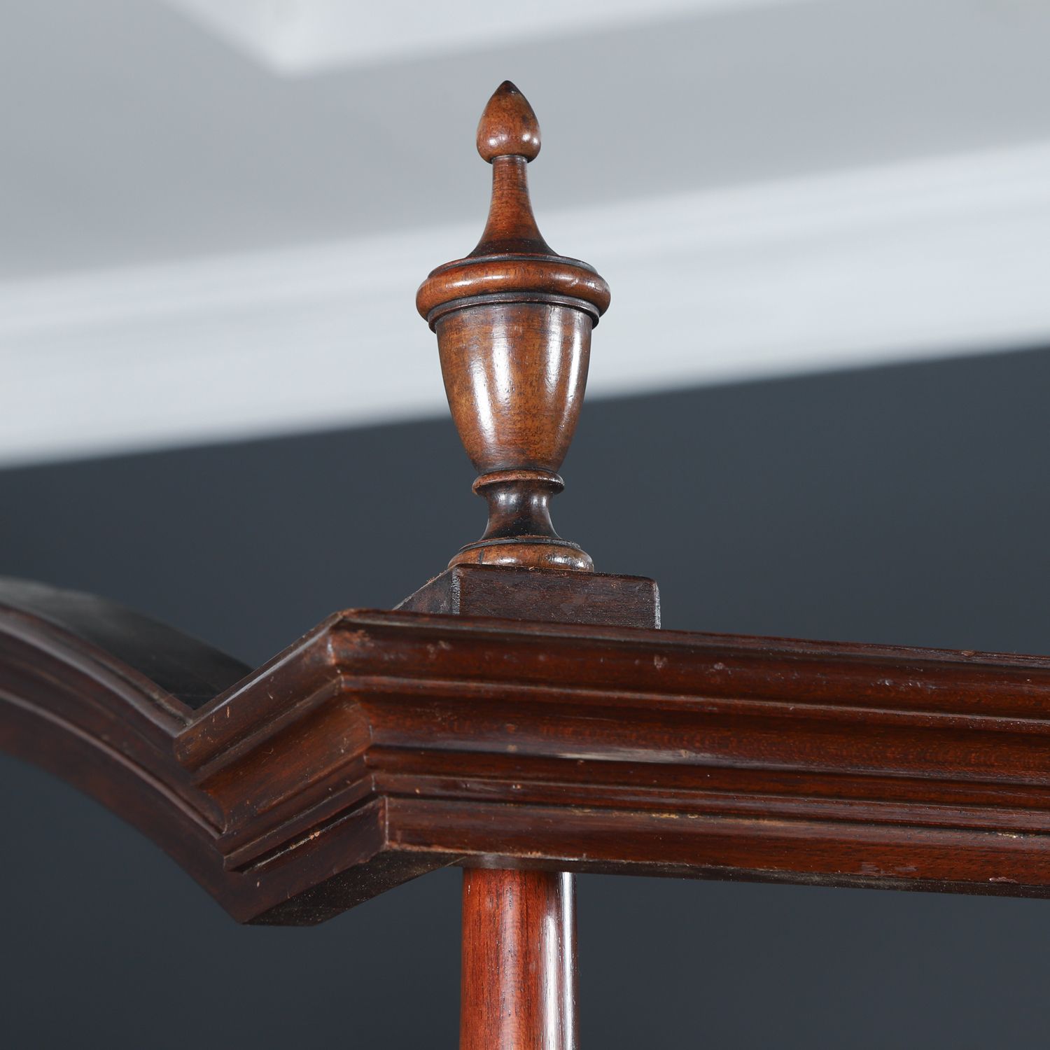 photo buy English Edwardian Mahogany 3ft 6” Single Four Post Bed By Heals Of London (Circa 1910)