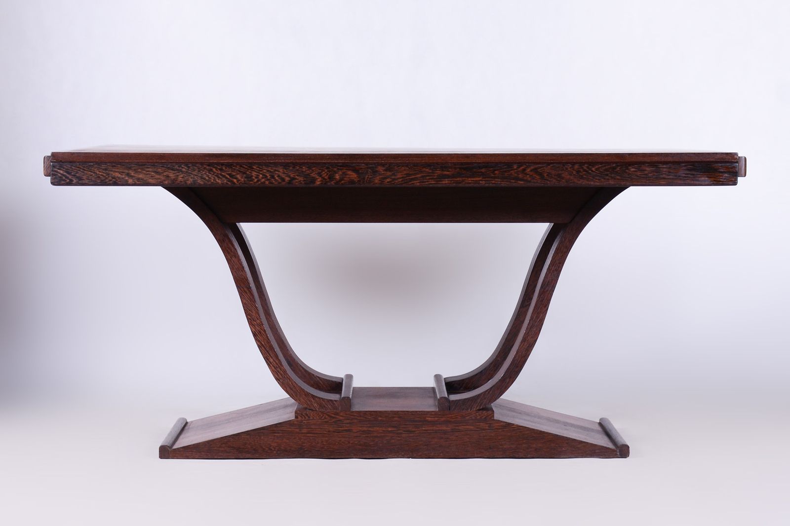 Original Art Deco Folding Dining Table, Wengé, Revived Polish, France, 1920s photo for sale