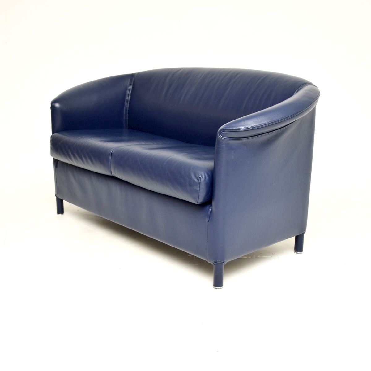 Vintage Leather Two Seat Sofa By Wittmann photo furniture