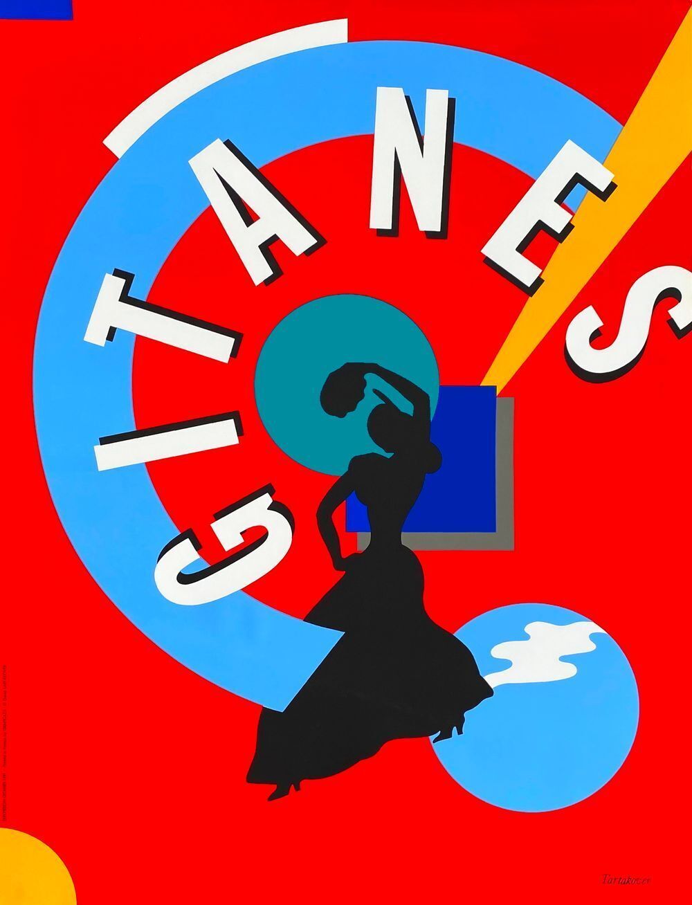 Affiche Gitanes Hommage à Max Ponty, David Tartakover, 1991
