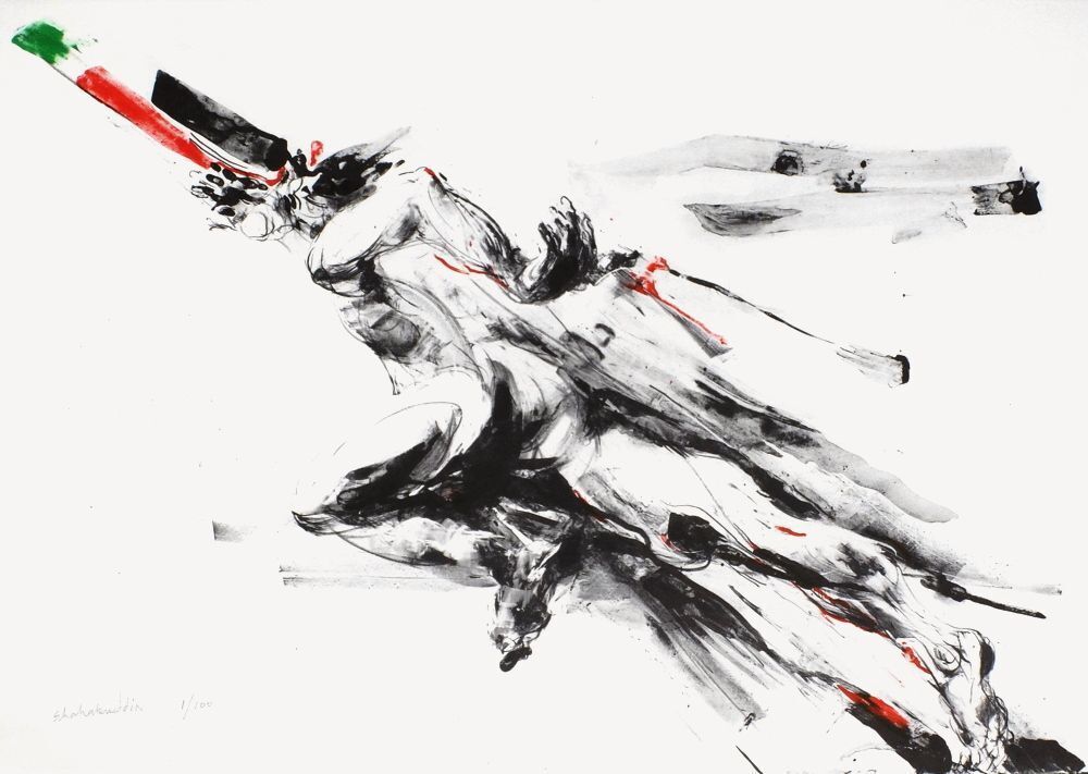 Ahmed Shahabuddin Signed Lithograph Elancement III (Version 2) 2009