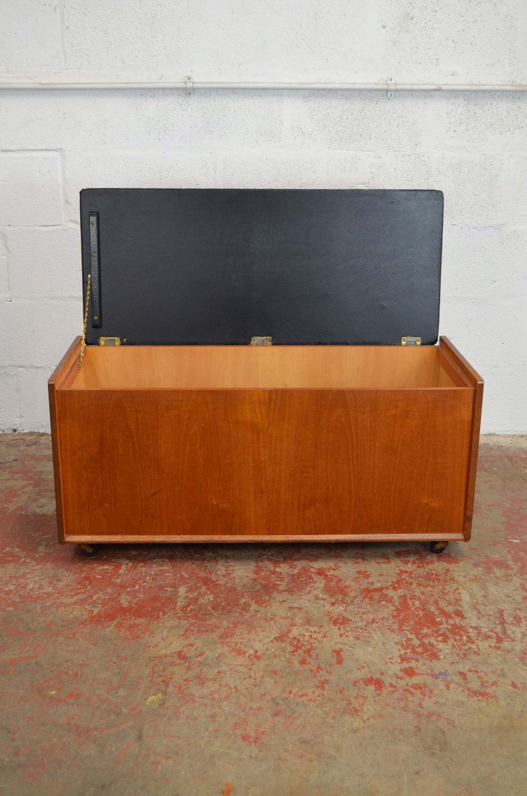 A Mid Century Teak Ottoman / Blanket Box photo for sale