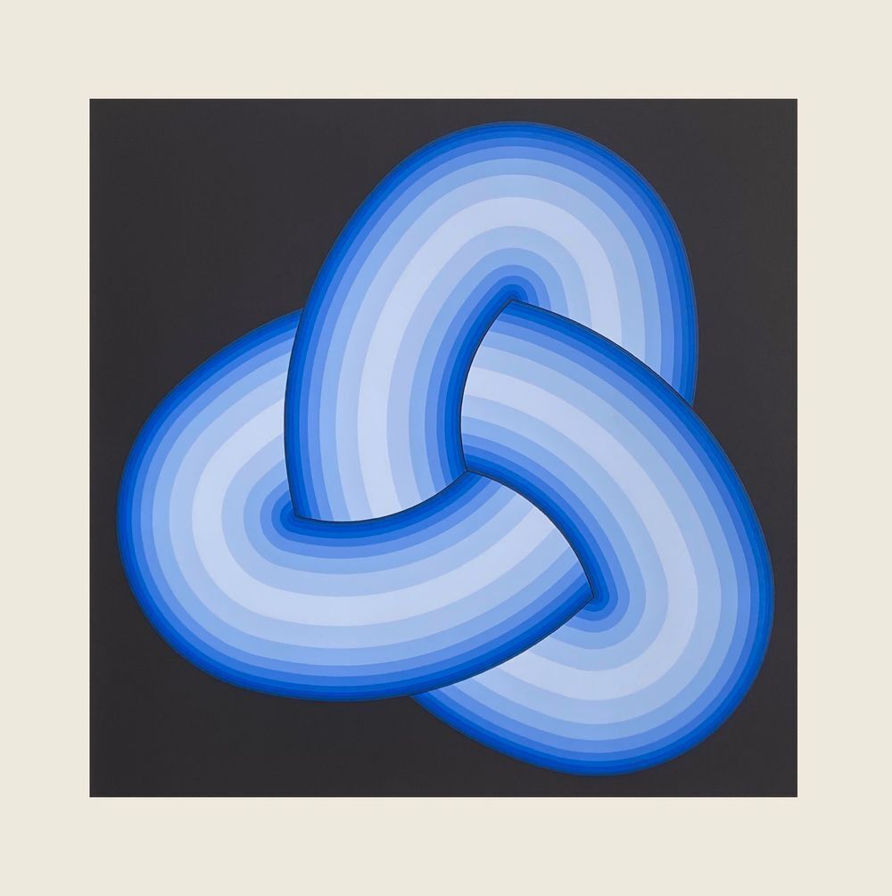 Sérigraphie Patrice Allart, Composition cinétique V, 1975