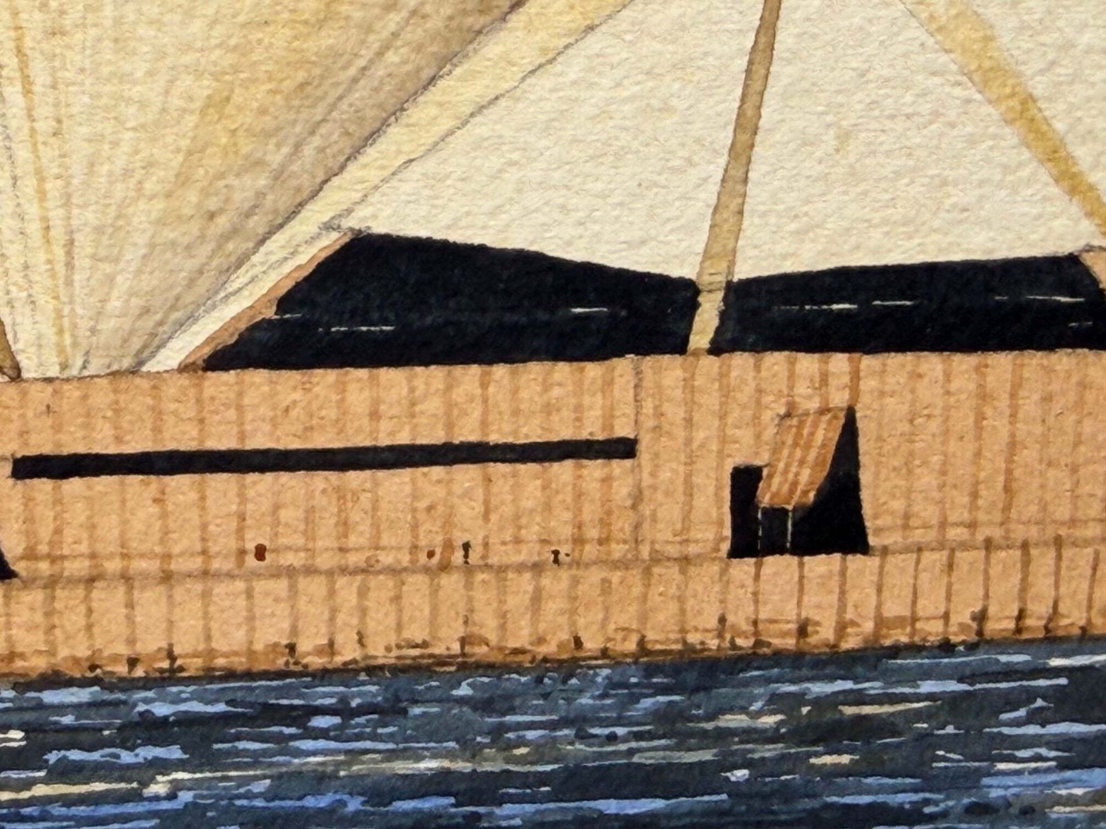 Vintage schilderij van het Sydney Opera House, gesigneerd door G. Douglas Hemingway, gedateerd 1977 photo buy