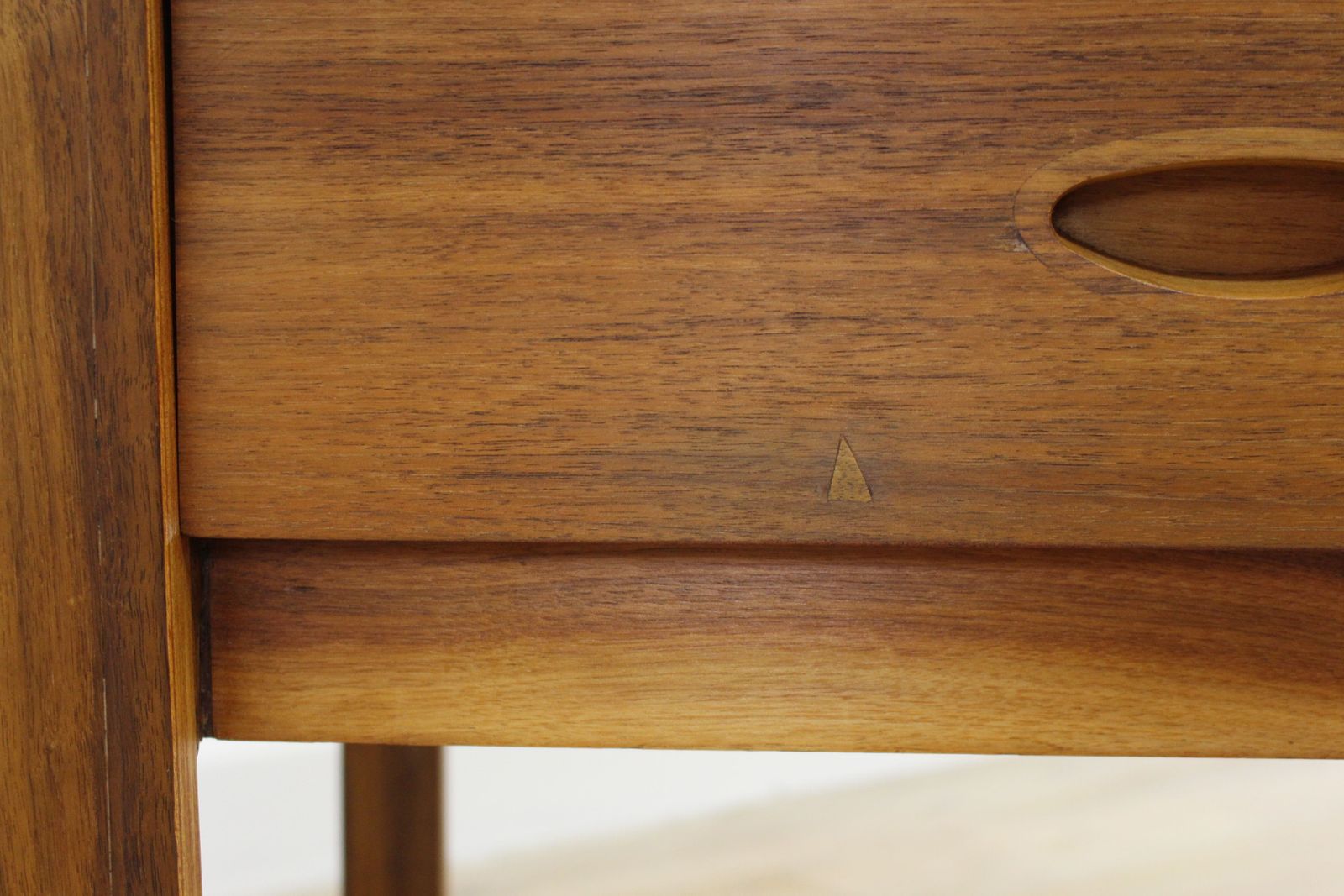 Uniflex Walnut K Range Shallow Desk By Peter Hayward photo Furniture