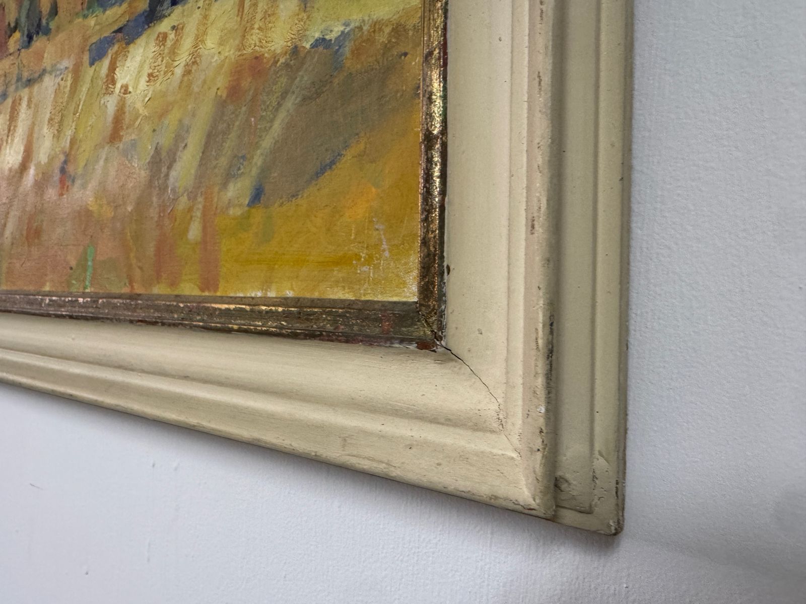 photo for sale Expressive Landscape Painting By British Artist Elizabeth Jane Lloyd (1928–1995)