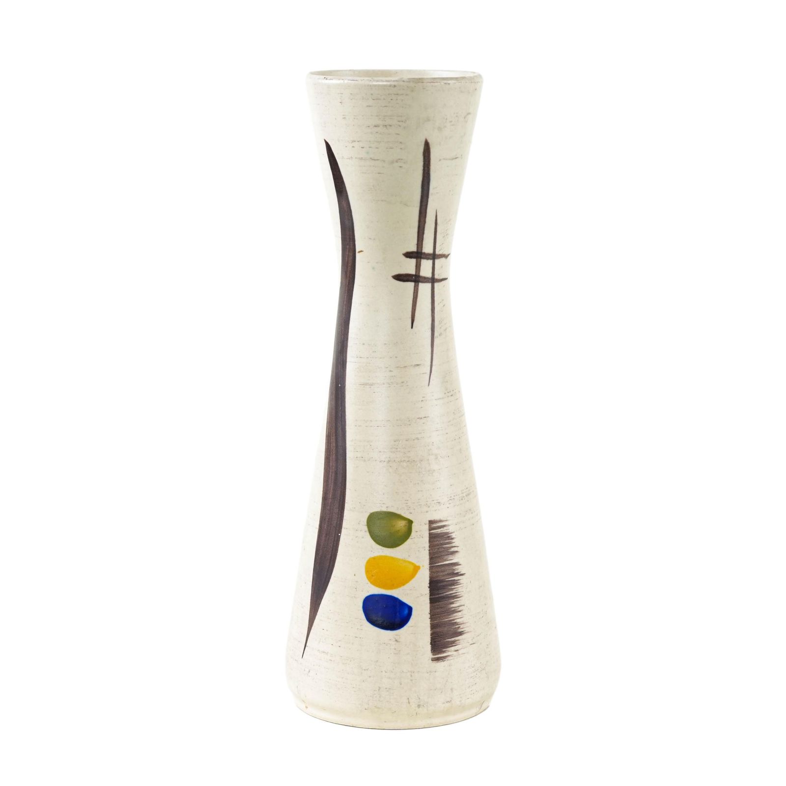 Keramische Vaas, Duits Design, Jaren 1970, Made In West Germany