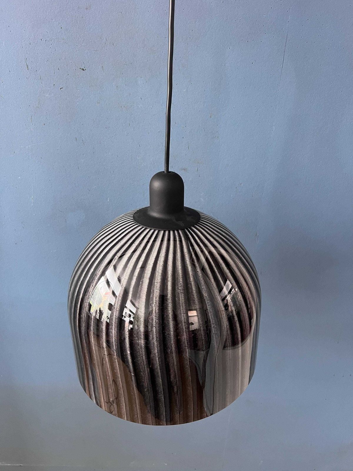 Mid-Century Glazen Hanglamp van Peill & Putzler photo vinterior