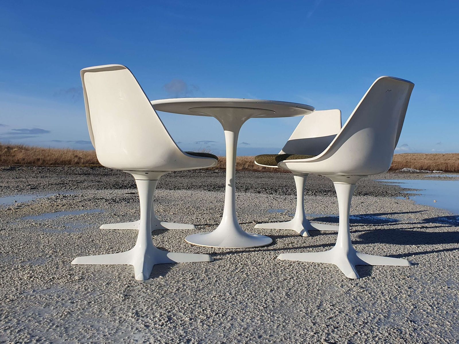 Maurice Burke For Arkana Of Bath. 'Tulip' Dining Suite. 1960s/70s.
