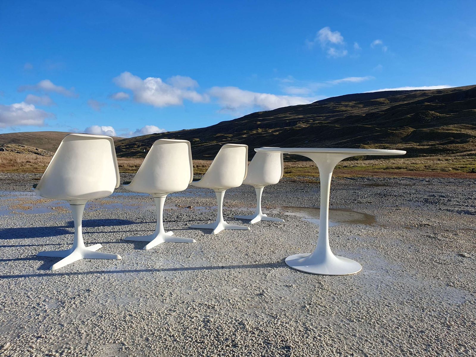 Maurice Burke For Arkana Of Bath. 'Tulip' Dining Suite. 1960s/70s. photo vinterior