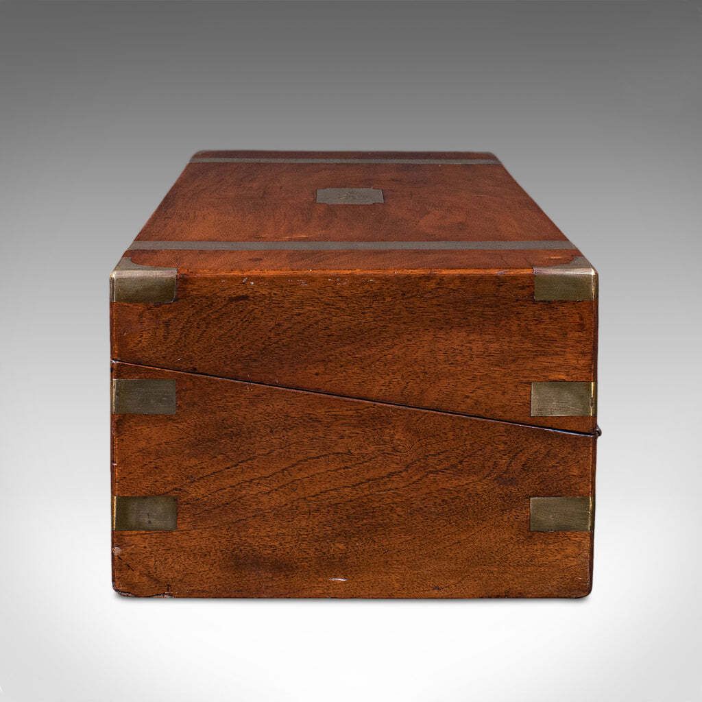 Antique Writing Slope, English, Walnut, Correspondence Box, Regency, Circa 1825 photo buy