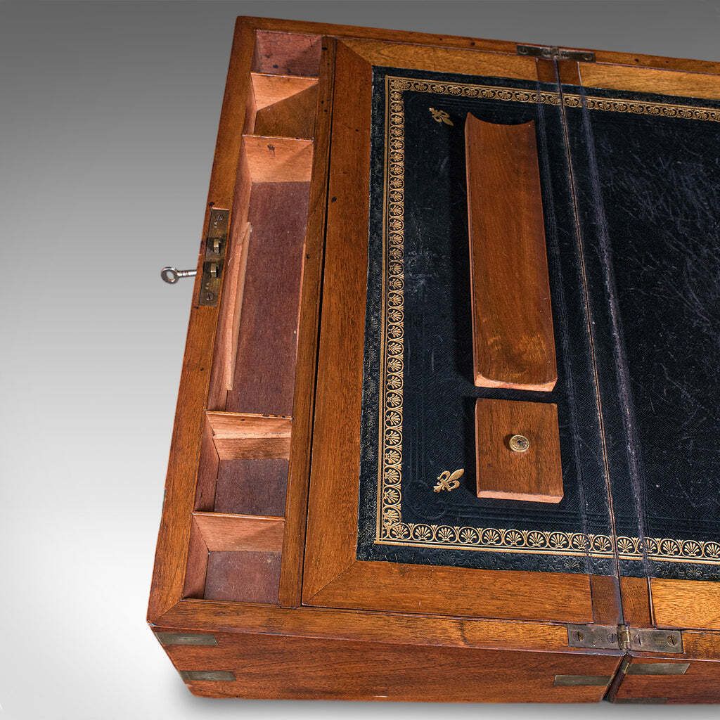photo furniture Antique Writing Slope, English, Walnut, Correspondence Box, Regency, Circa 1825