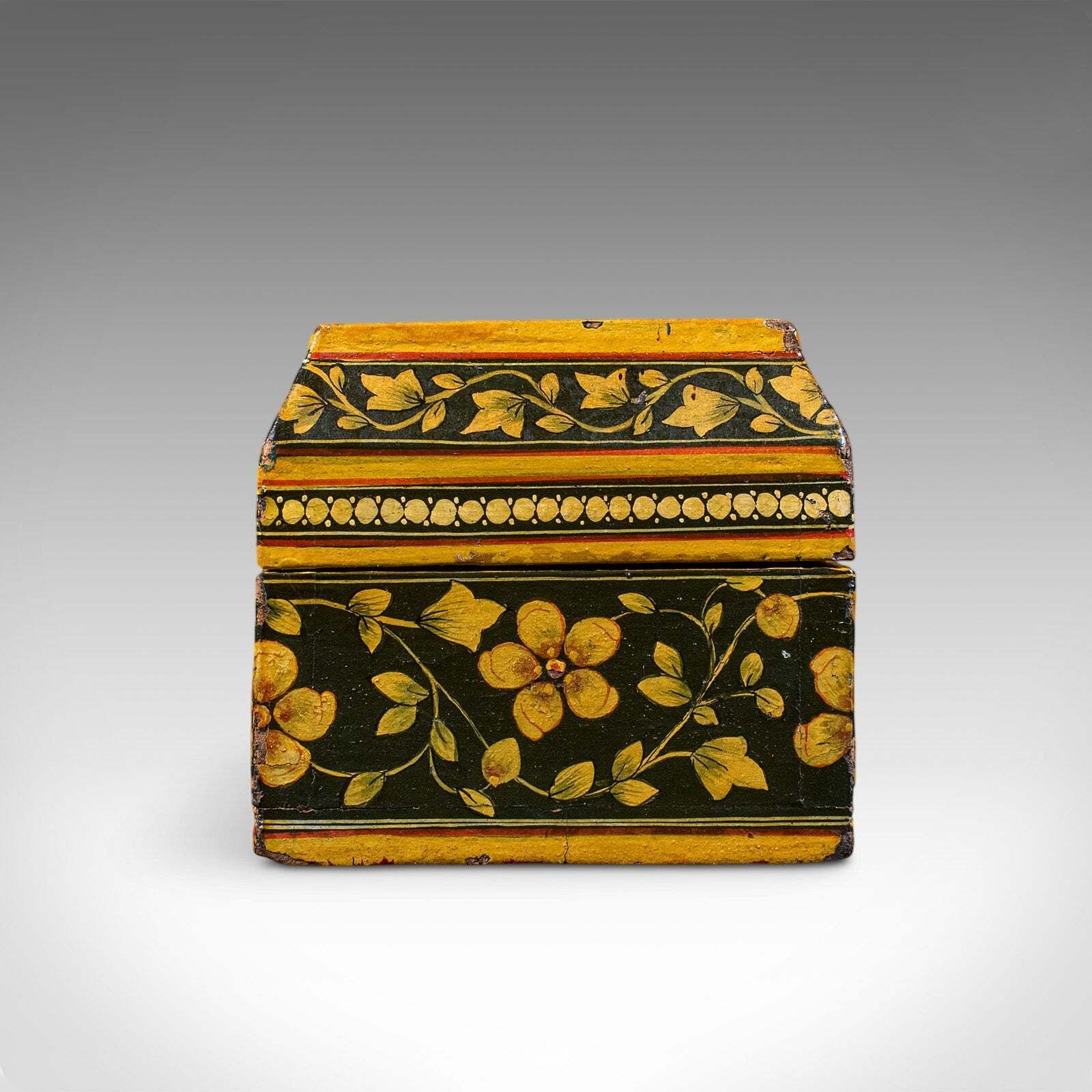 Antique Calligrapher's Quill Box, Austrian, Hand Painted, Pen Case, Edwardian photo Home Decor