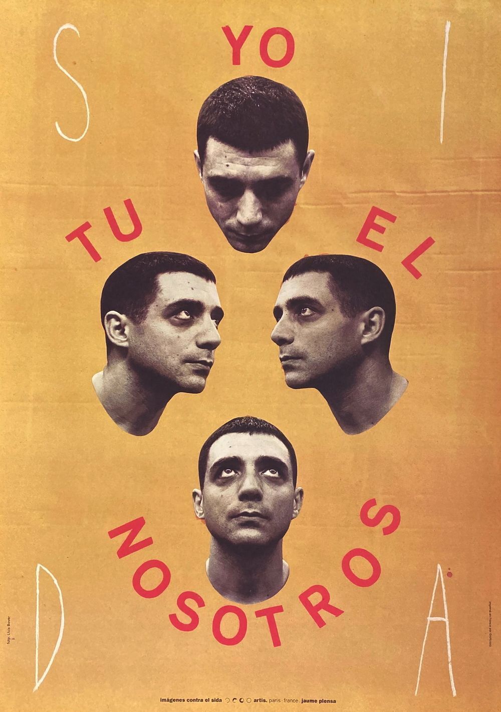Jaume Plensa Poster Yo Tu El Nosotros (Sida) 1994