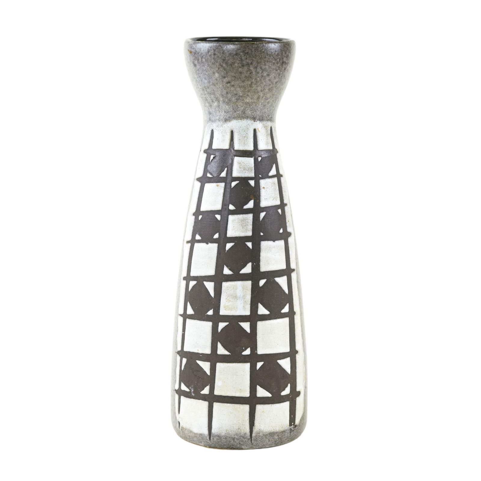 Vase en céramique, design allemand, années 1960, fabriqué en Allemagne de l'Ouest