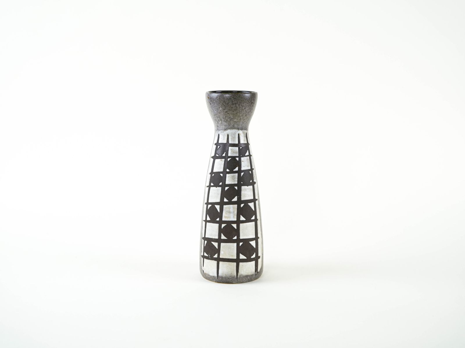 Vase en céramique, design allemand, années 1960, fabriqué en Allemagne de l'Ouest photo for sale