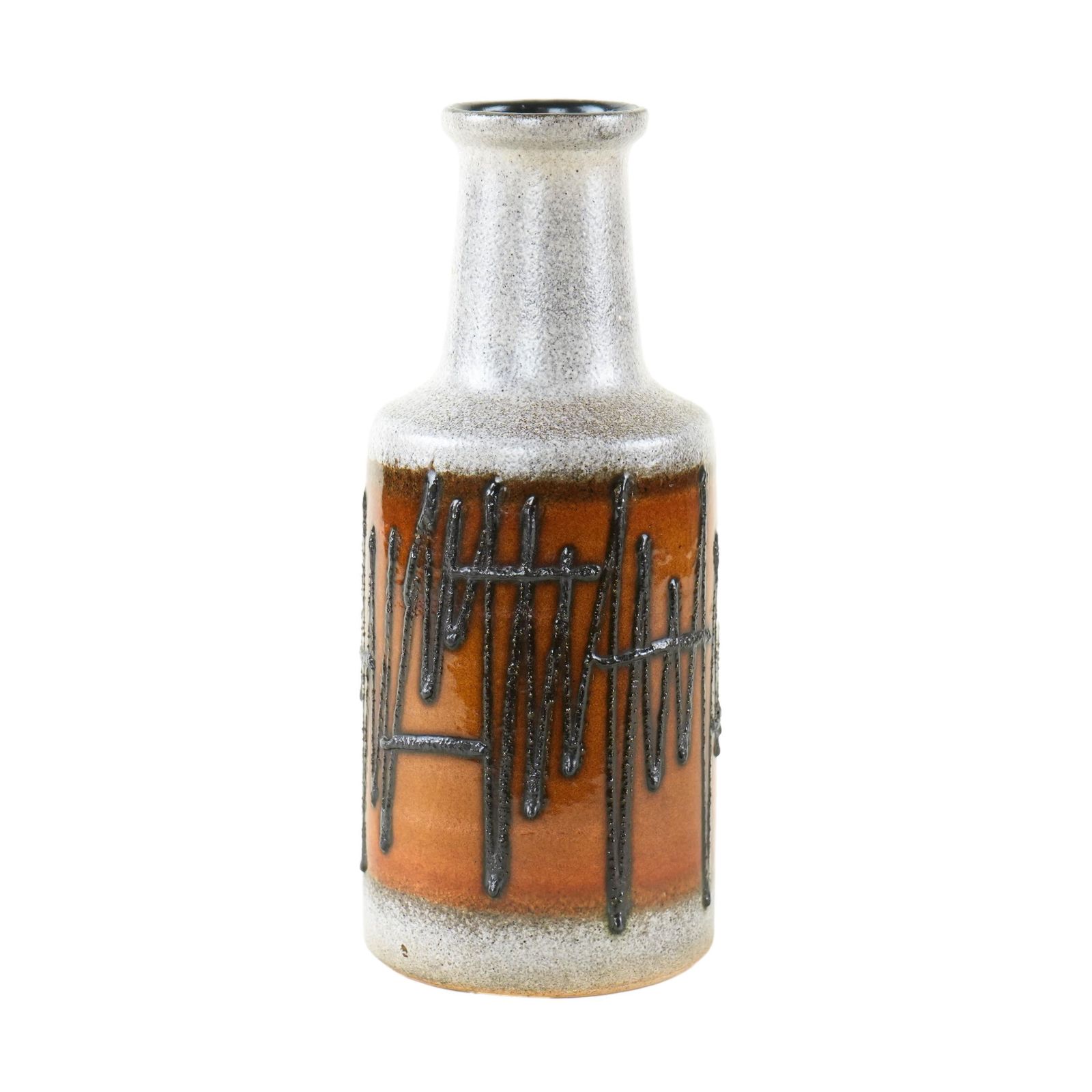 Keramische vaas, Duits design, jaren 1970, geproduceerd door VEB Haldenslaben