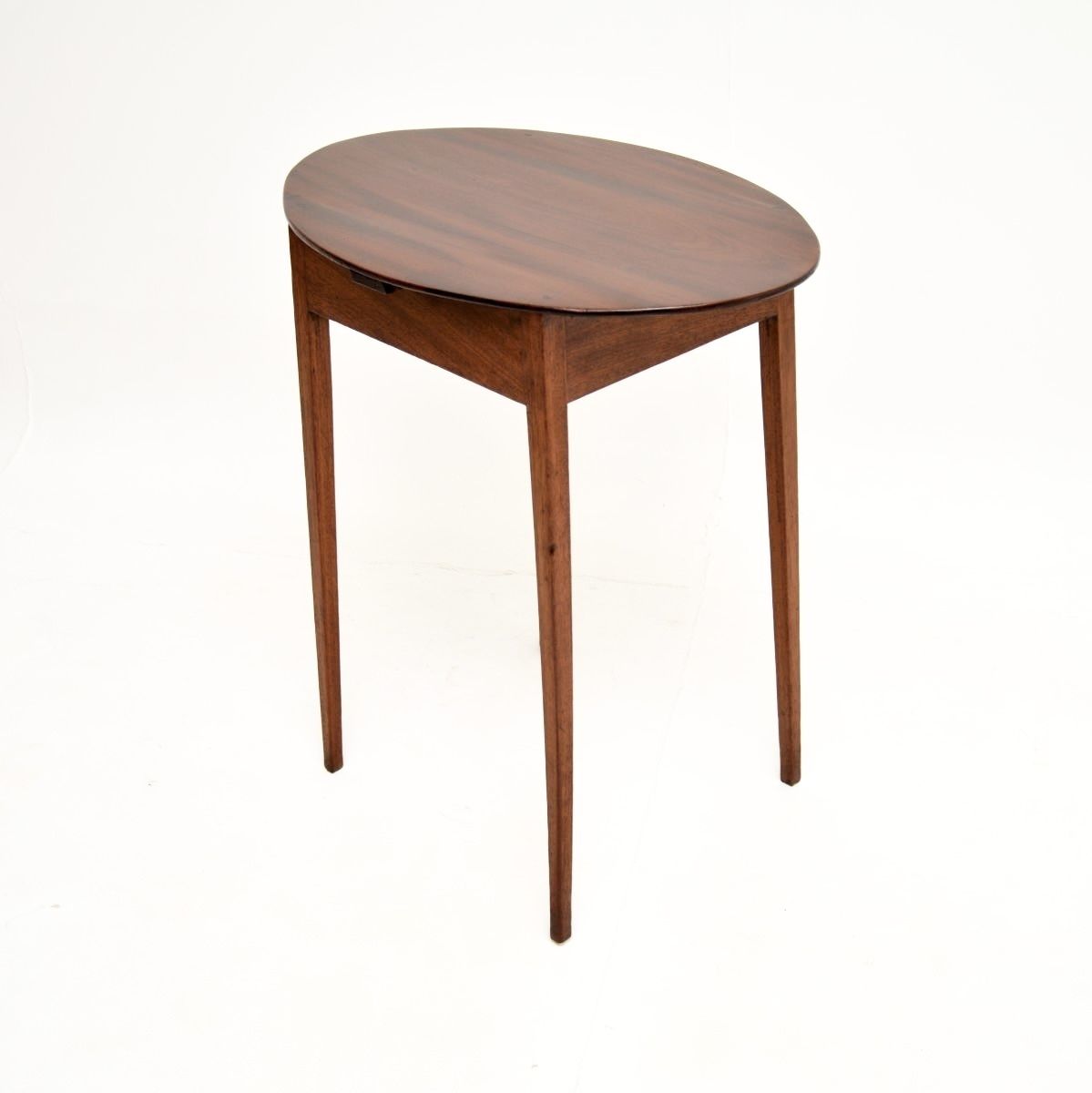 Antique Edwardian Mahogany Occasional Side Table photo Furniture