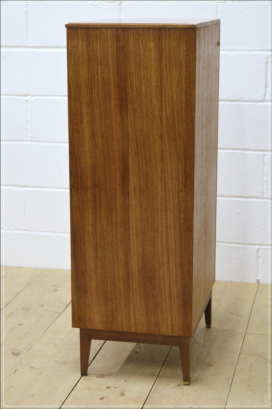 Mid Century Chest Of Drawers Teak Vintage Lebus Danish Design Tallboy Delivery photo vinterior