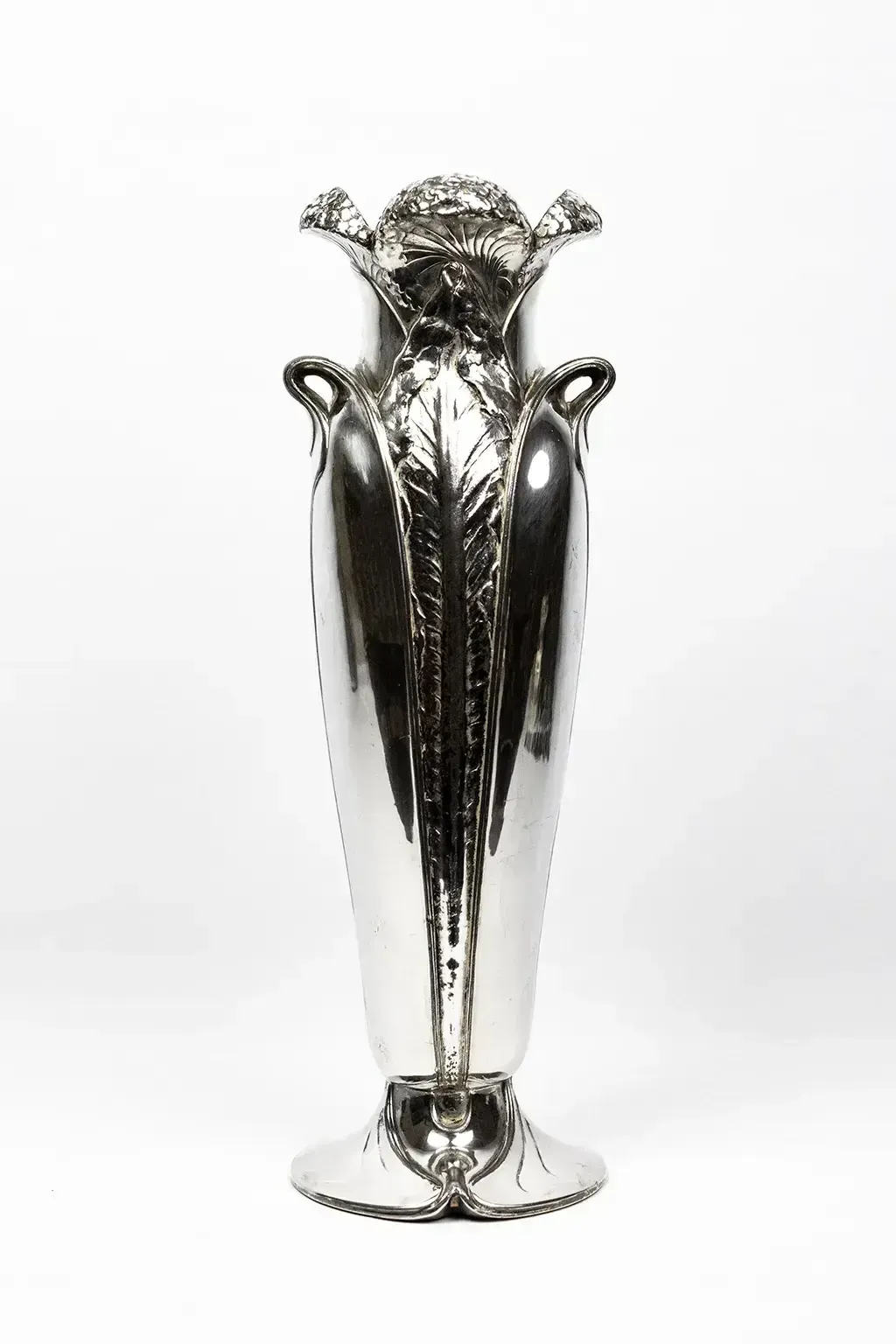 Silver Plated Metal Umbelle Vase — Art Nouveau Gallia Collection, Christofle, 1904 photo furniture