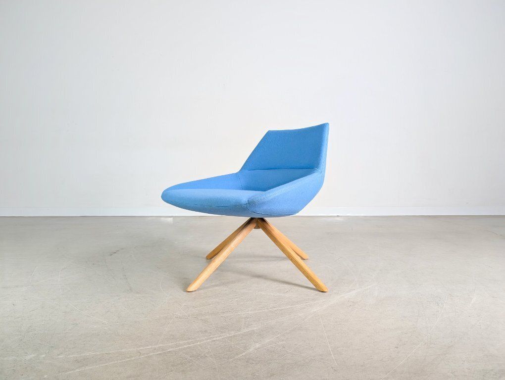 Lot de 3 fauteuils Inclass Pillet Dunas XL bleus, chaises de bureau et de salon photo 1964.0