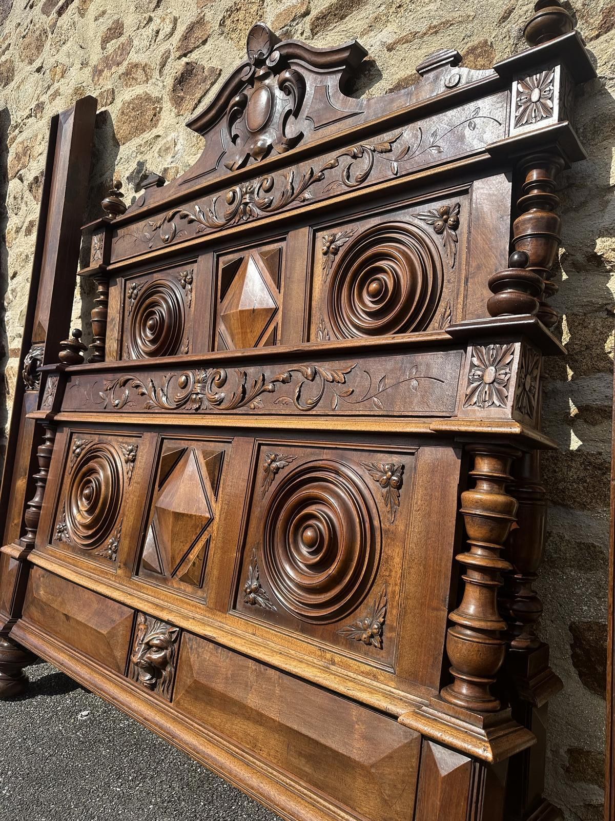 photo buy Antique French Bedroom Suite   Bed, Armoire, Bedside Tables
