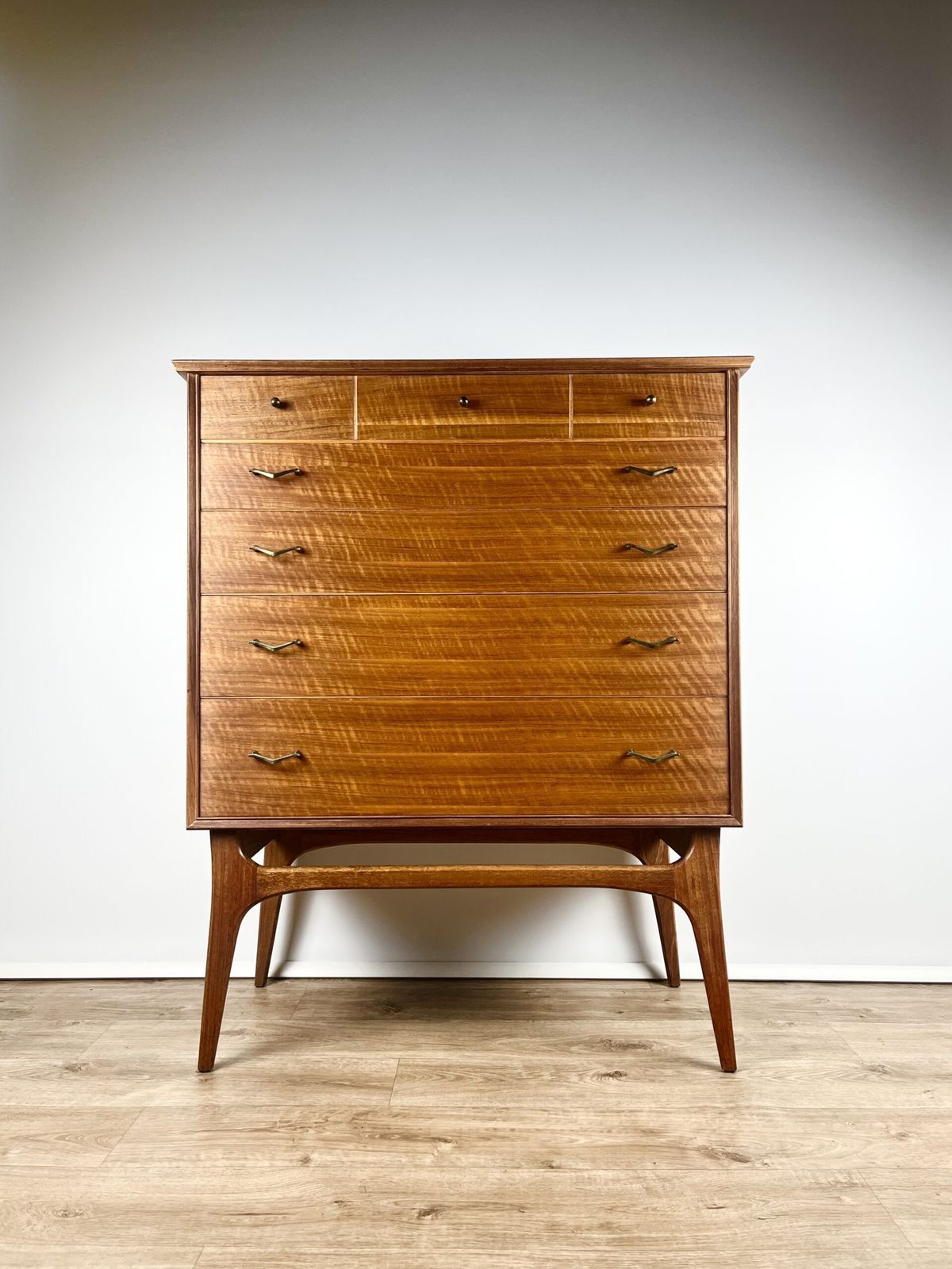 Alfred Cox Chest Of Drawers In French Walnut British 1950s photo Furniture