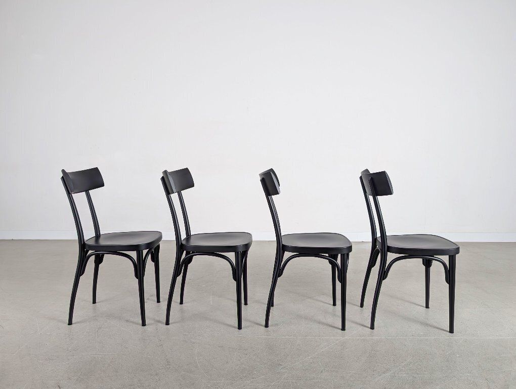Original Set Of 4 Gebrüder Thonet Chairs, Vienna, By Hermann Czech photo 1716.0