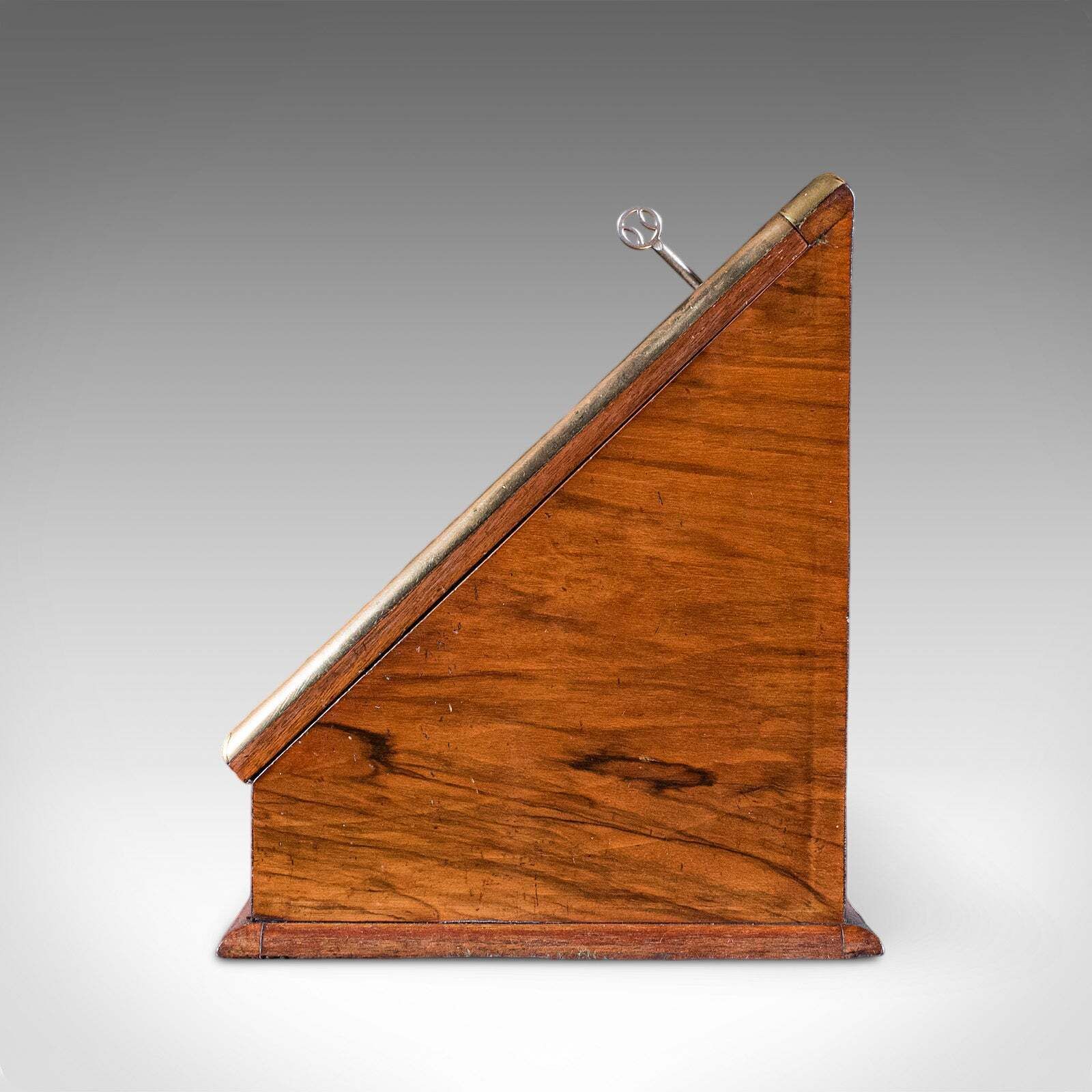 Antique Admiral's Writing Station, English, Walnut, Stationery Case, Regency photo buy