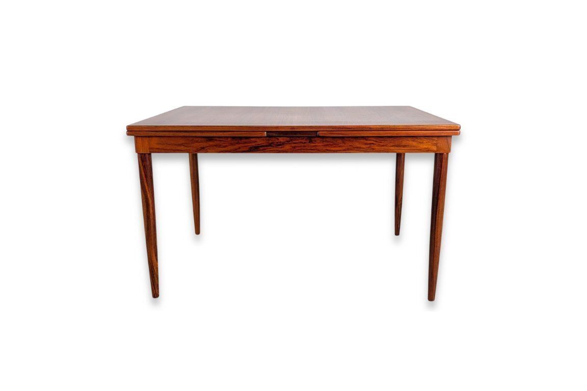 Mid Century Uitschuifbare Eettafel Jl Van Niels Møller, Palissander Vintage