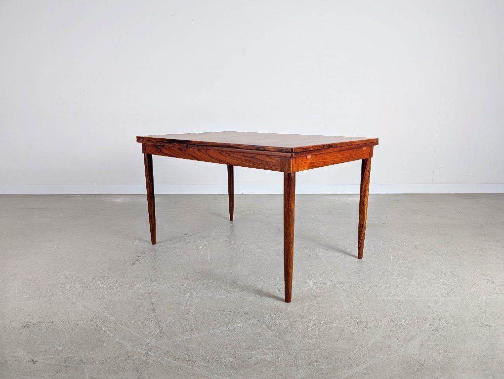 Mid Century Uitschuifbare Eettafel Jl Van Niels Møller, Palissander Vintage photo buy