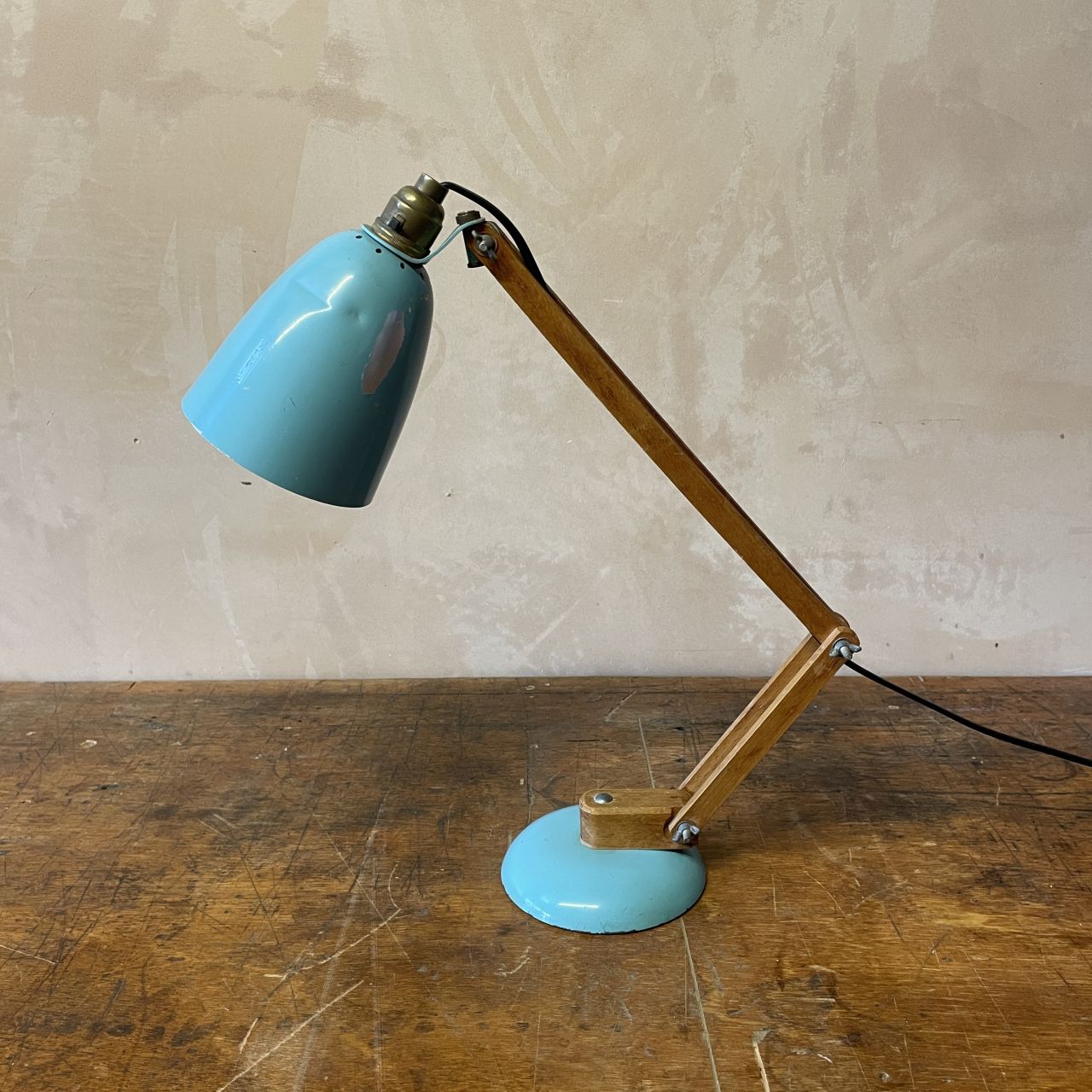 Vintage Maclamp In Turquoise, 1950s photo for sale