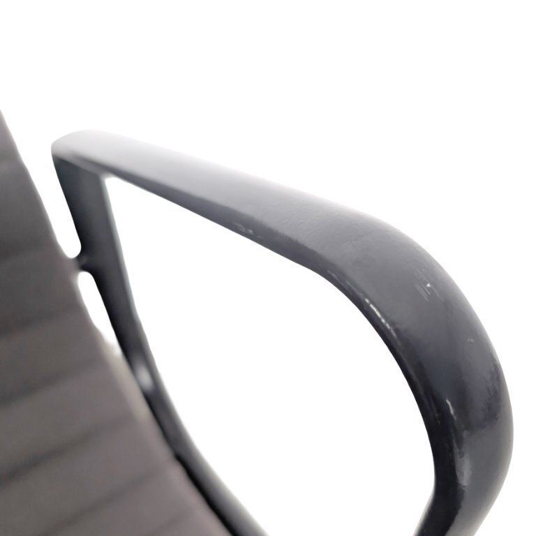 Furniture 2x Vitra Ea 107 Office Chair Vitra Charles Ray Eames Hopsak Gray photo