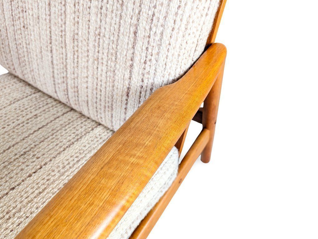 photo furniture 2x Midcentury Armchairs Oak Vintage Danish Design Easy Chair
