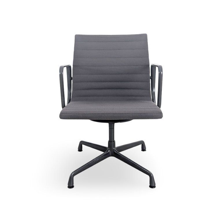 Vitra EA 107 bureaustoel – Vitra Charles Ray Eames Hopsak donkergrijs