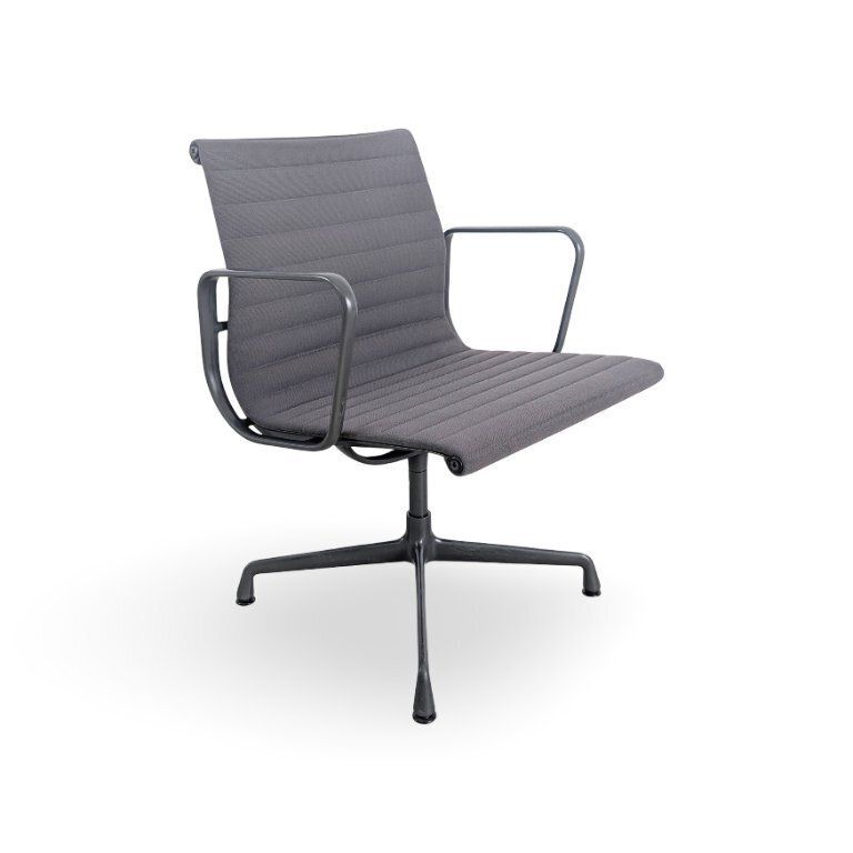Vitra EA 107 bureaustoel – Vitra Charles Ray Eames Hopsak donkergrijs photo for sale