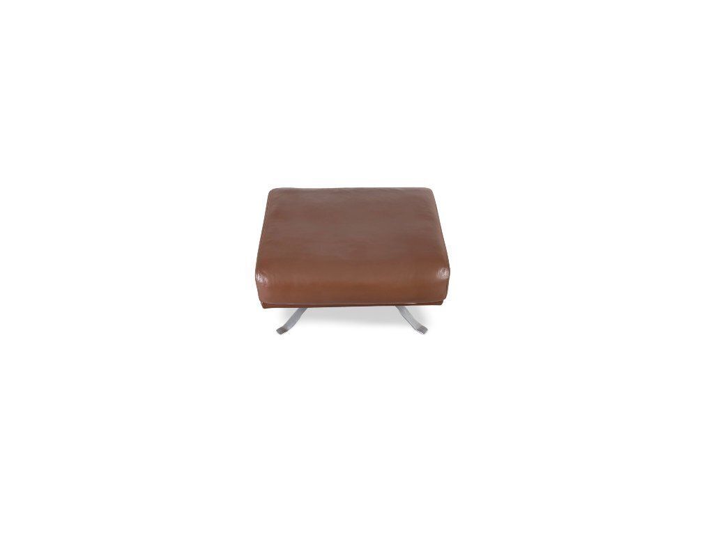 Rolf Benz Hocker In Bruin Leer, Designer Voetenbank photo furniture