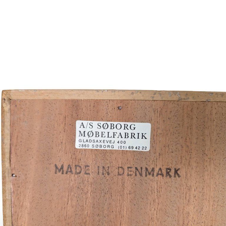Børge Mogensen Boekenkast Teak Plank Søborg Møbelfabrik 1960 photo vinterior