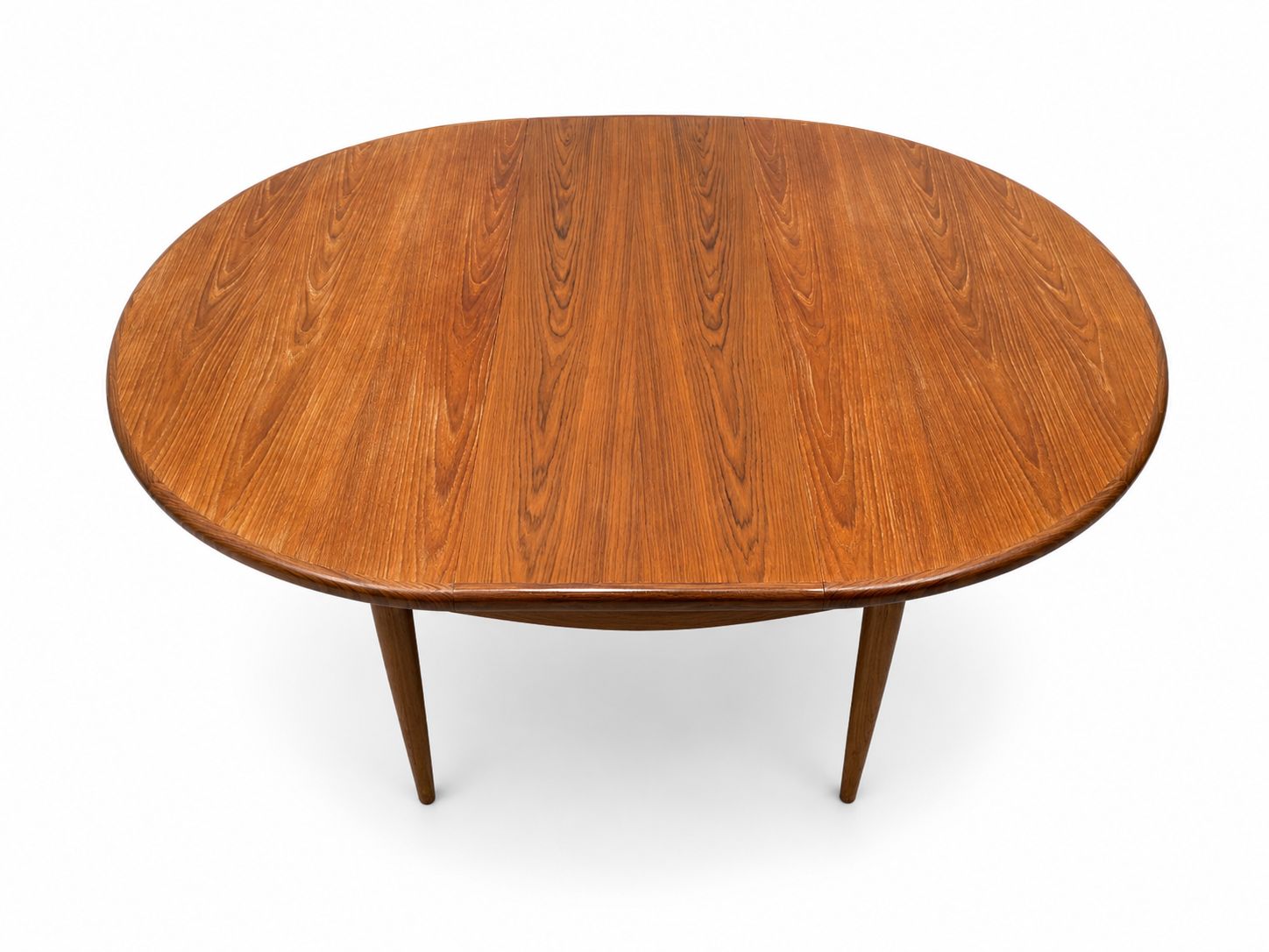 Mid Century G Plan Teak Extending Circular Dining Table, 1950 photo for sale