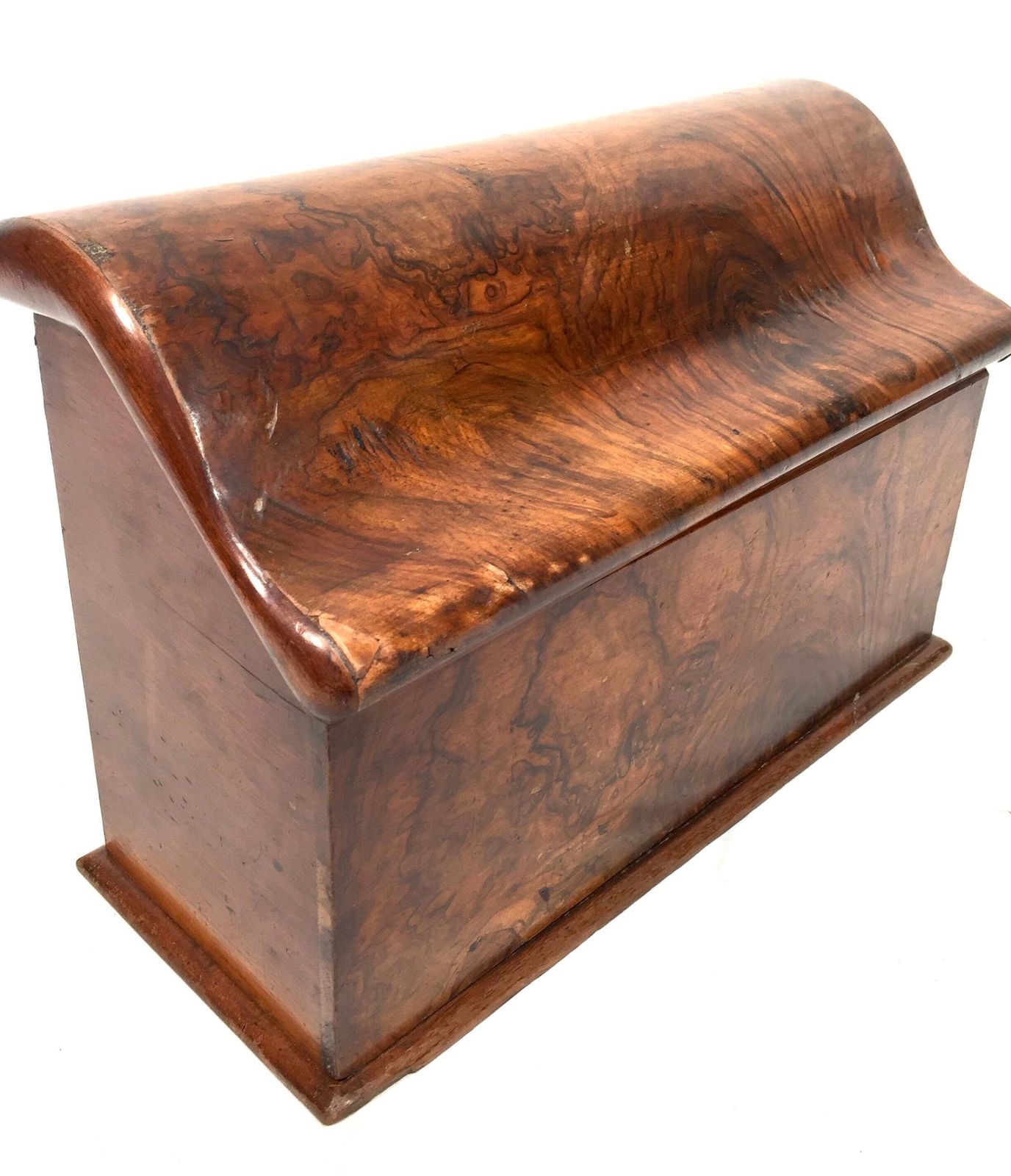 Antique Wooden Walnut Desktop Stationery Holder Box Cabinet / Letter Rack C1900 photo buy