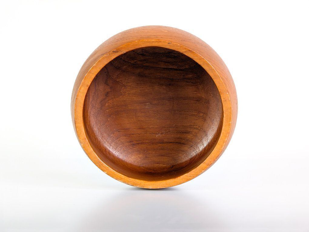 Set van 2 vintage houten schalen, teakhouten schalen, Deens design, tapas photo buy