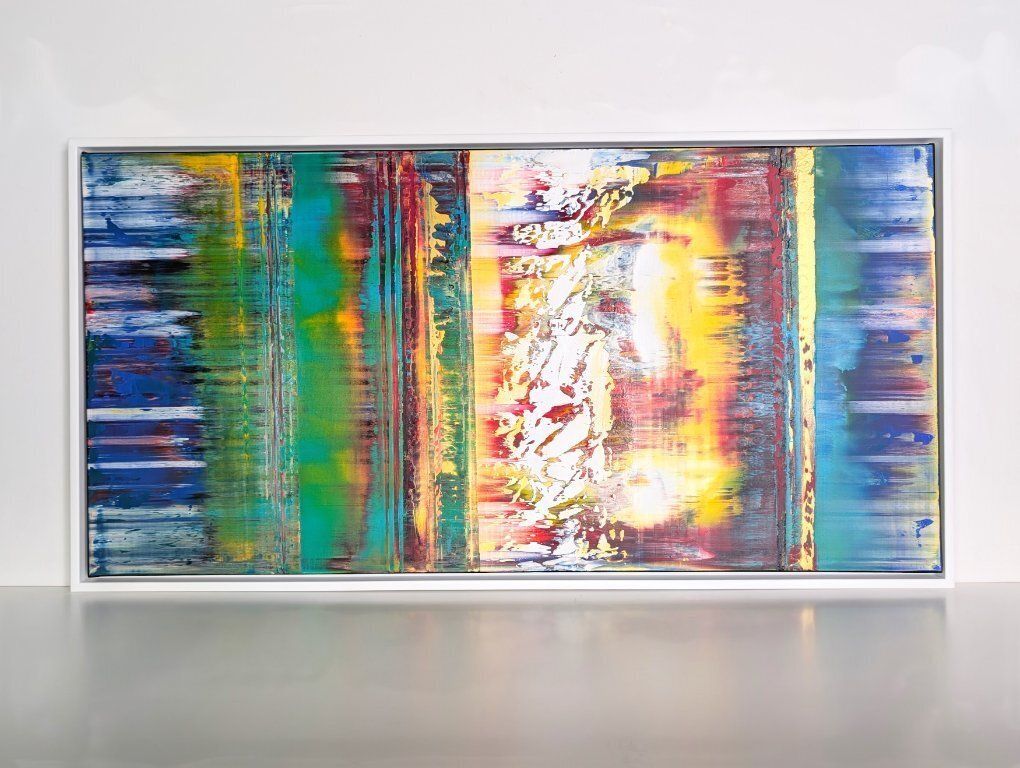 Peinture acrylique Kim Dieu, tableau moderne Inspire Art 120x60 photo furniture